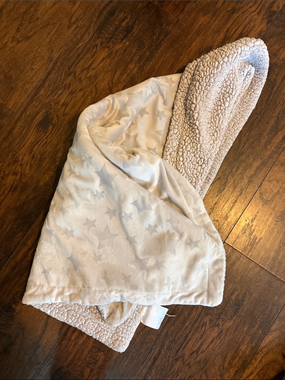 Stars gray Baby Fleece Blanket